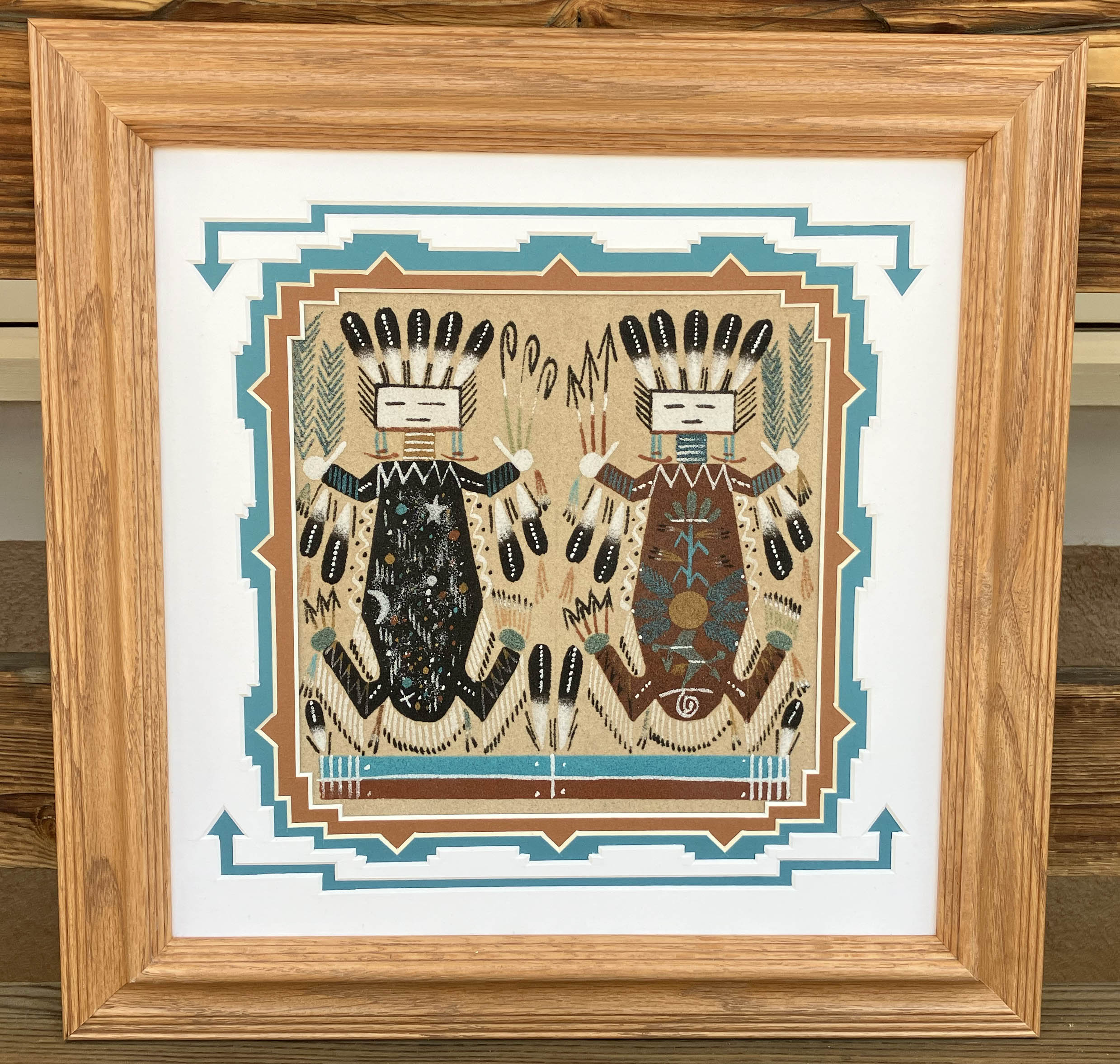 Orlando Myerson | Navajo Sandpainting | Penfield Gallery of Indian Arts | Albuquerque, New Mexico